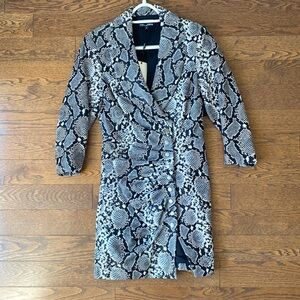 Genuine leather dress/jacket